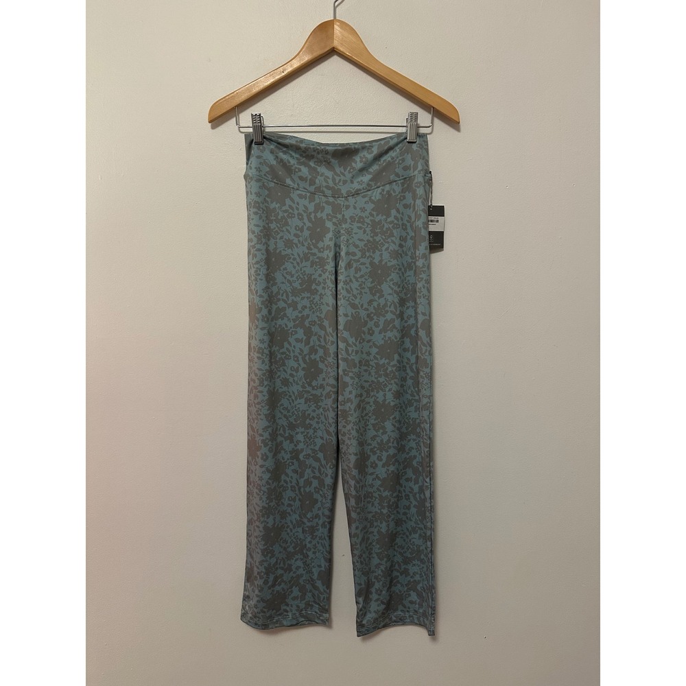 NWT Skida Blue Floral Shadow Visca Wide Leg Pants | Size 1 (Small)